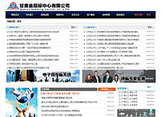 甘肃​省招标中心有限公司